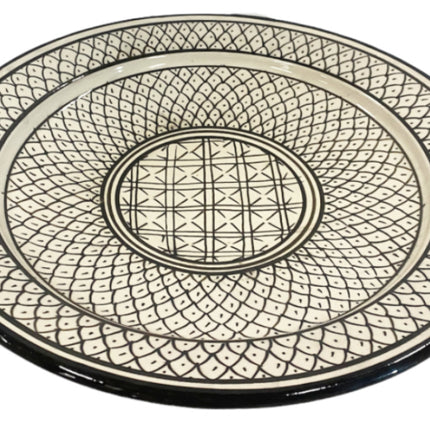 Marokkaanse schaal aardewerk 35 cm