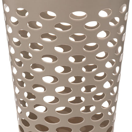 5Five Flexibler Wäschekorb/Aufbewahrungskorb – rund – beige – 60 Liter – Ø41 x H66 cm