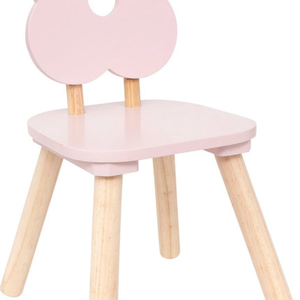 Atmosphera Kids Kinderstoel Bloem - 27x27x48cm - Roze