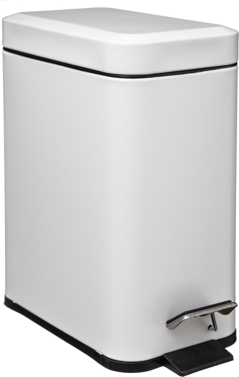 Poubelle à fermeture douce 5Five 5L - Blanc