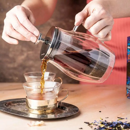 Klausberg KB7682 Piston Coffee & Tea Brewer - Dubbelwandige Glazen Zetkan (0,35L)
