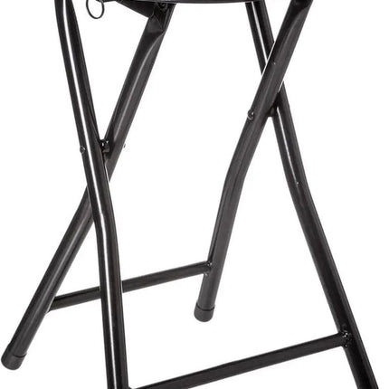 5five Beistellhocker/Stuhl – Klappbar – Schwarz/Schwarz – 46 cm