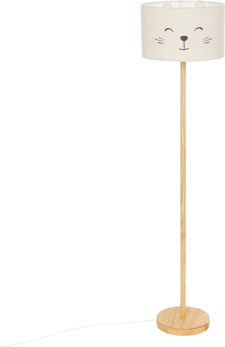 Atmosphera Kids vloerlamp kat – staande lamp voor de kinderkamer, 152 cm