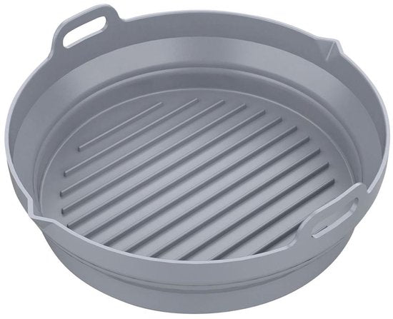 Klausberg- Silikon-Airfryer-Backform - Wiederverwendbar und Hitzebeständig bis 230°C - Geeignet für Airfryer, Backofen und Mikrowelle