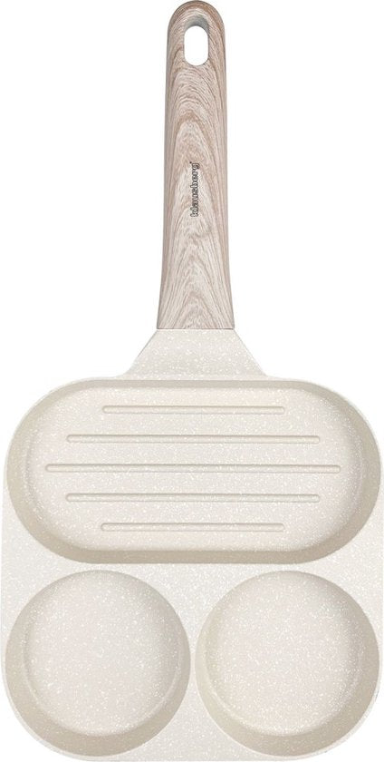 Klausberg 7818 - Pfanne für Eier - Burger - Pfannkuchen - Creme - Antihaftbeschichtete Pfanne