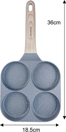 Klausberg 7822 - Pan voor Eieren - burgers - pannenkoeken - Grijs - Anti-aanbakpan
