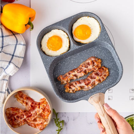 Klausberg 7828 - Pan voor Eieren - burgers - pannenkoeken - Grijs - Anti-aanbakpan