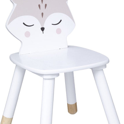 Atmosphera For Kids- Kinderstoel- Vos- Gemaakt van Hout-28 x 28 x 52.5 cm