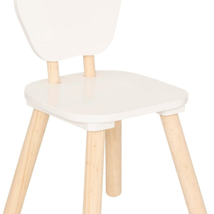 Atmosphera Kids Kinderstuhl Blume - 23x23x47cm - Weiß