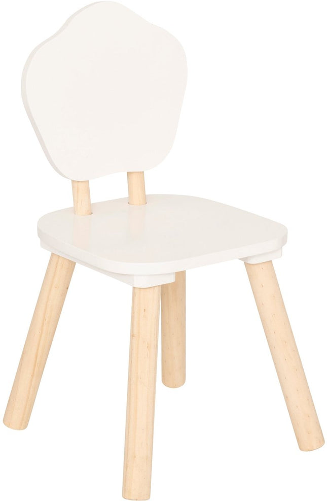 Atmosphera Kids Kinderstuhl Blume - 23x23x47cm - Weiß