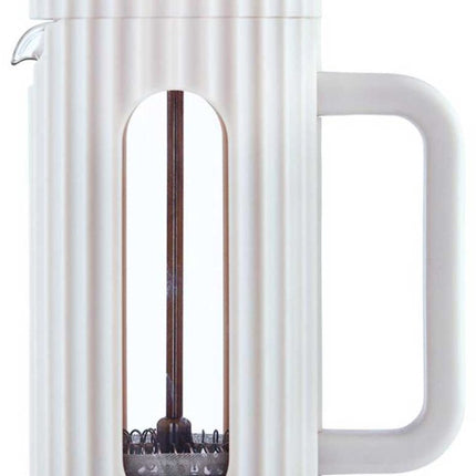KOLBEN KAFFEE-/TEEZUBEREITER 350 ml KLAUSBERG KB-7743 WEISS