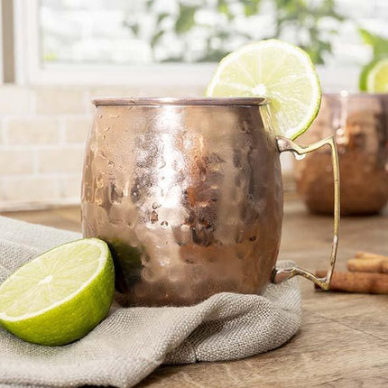 Mug Drinkbeker Gehamerd Koper