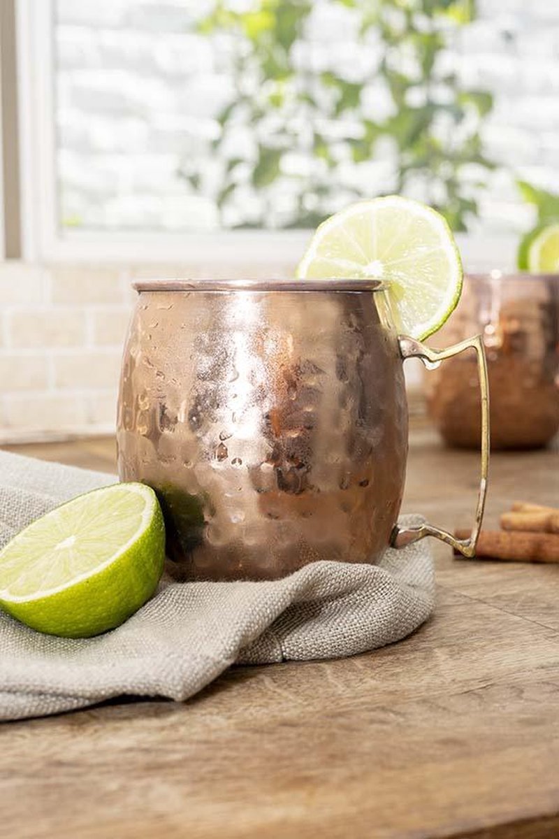 Mug Drinking Cup Hammered Copper