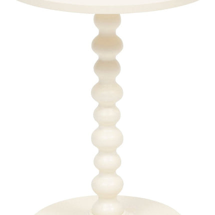Atmosphera Alix bijzettafel Ø38xH50cm - Ivoor
