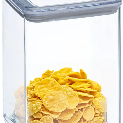 5Five Vorratsdose - Küche/Lebensmittel - Kunststoff - 1000 ml - luftdichter Deckel - transparent - 10 x 10 x 14 cm