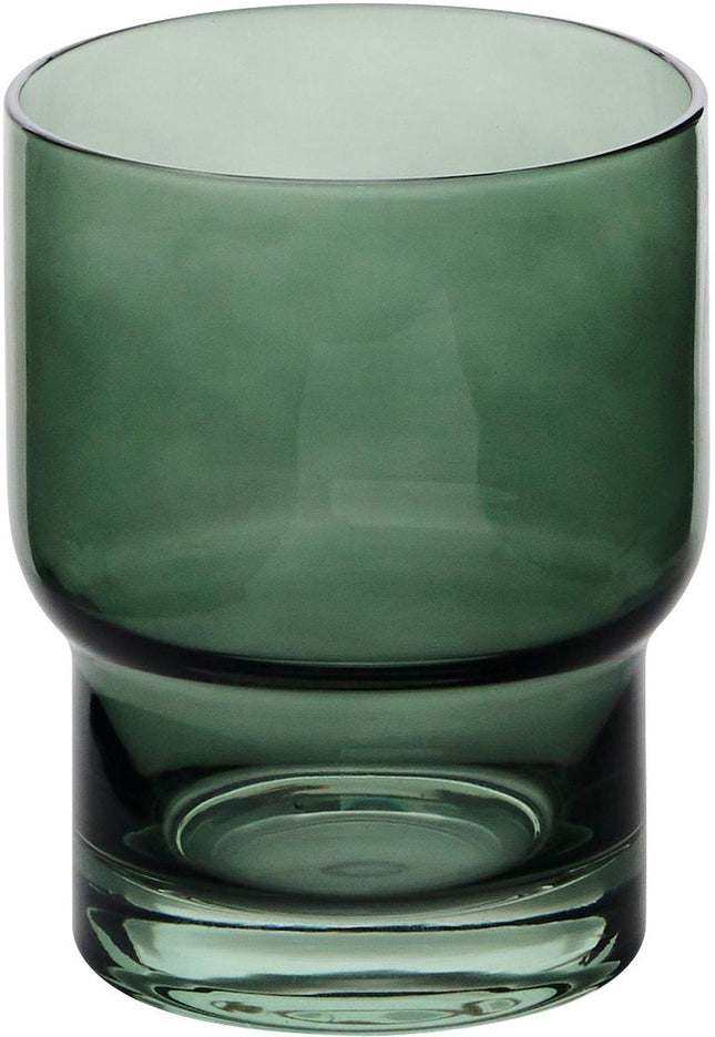 Secret de Gourmet Ella Waterglas - 30cl - Set van 6 stuks - Groen