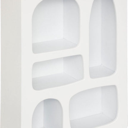 Atmosphera Wandplank Rivi - Wit - 45 x 65 cm