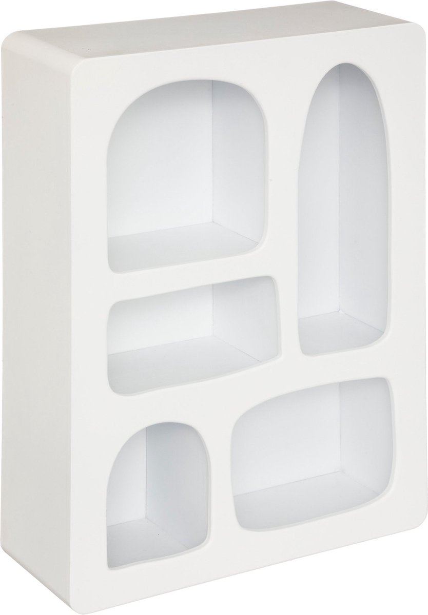Atmosphera Étagère murale Rivi - Blanc - 45 x 65 cm