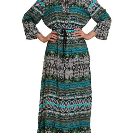 Maxikleid mit Allover-Print