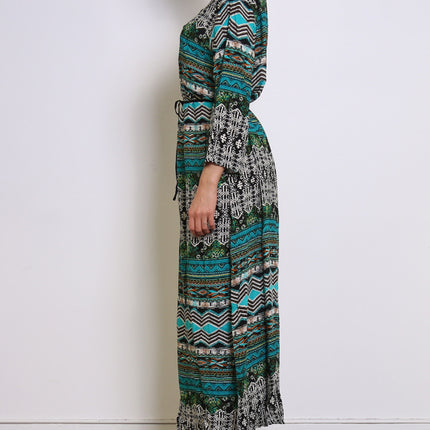 Maxikleid mit Allover-Print