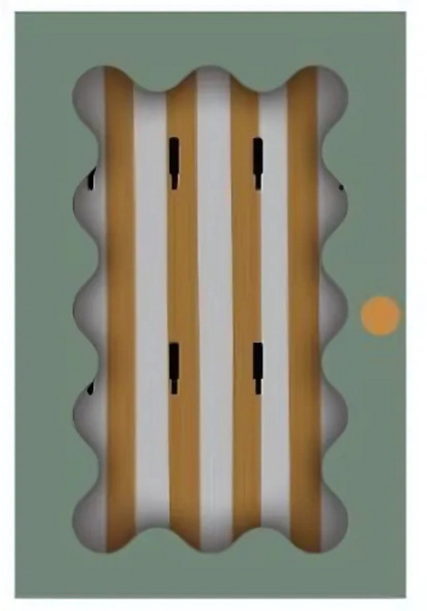 Atmosphera Chéri Key Cabinet - 20x7x30cm - Multi