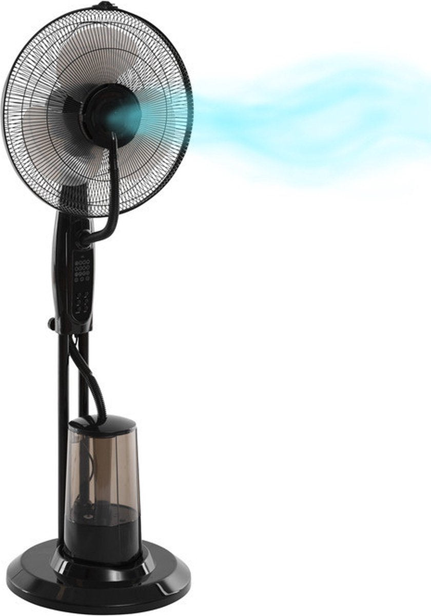 5Five Ventilateur brumisateur/pulvérisateur - rotatif - rafraîchissant - avec réservoir d'eau - hauteur 125 cm