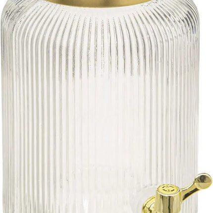 Secret de Gourmet Getränkespender - 5L - goldfarbener Zapfhahn - Saftspender