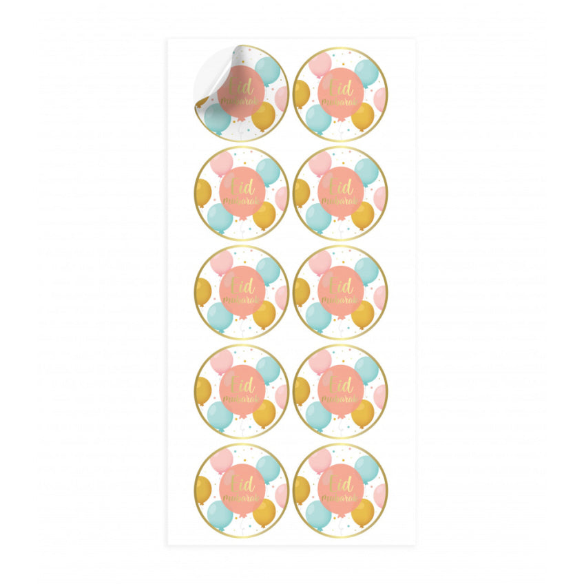 Eid Mubarak Sticker for Kids