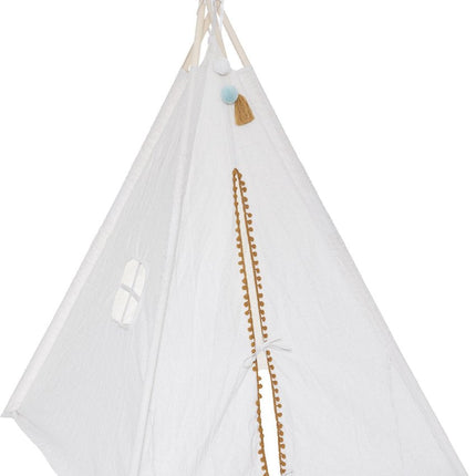 Atmosphera Kids Tipi Wapi Leinen beige – Spielzelt – H160 cm –