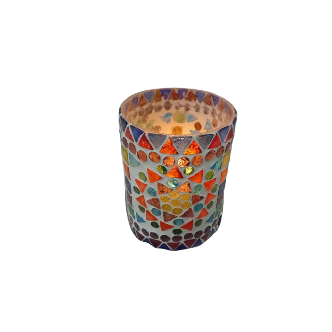 Shine tea light holder multi-color Ø 7.5 cm