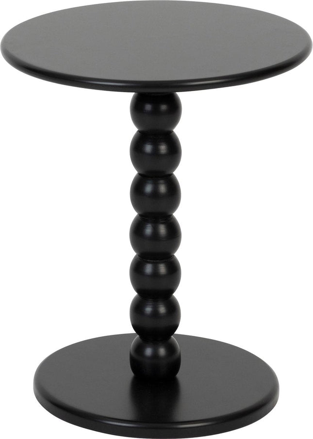 Atmosphera Chamlo bijzettafel Ø38xH47cm - Zwart