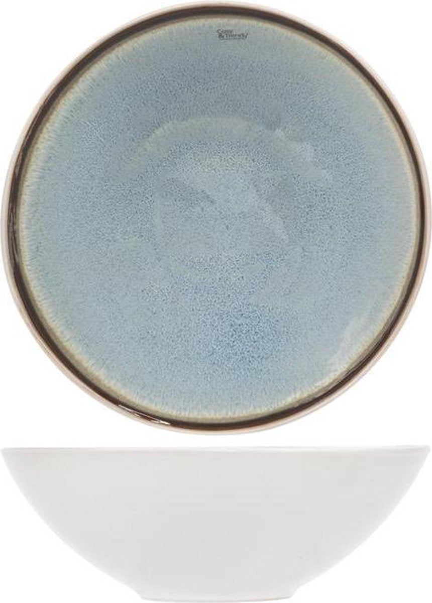 Cosy & Trendy Fez Blue Assiette creuse-bol - Ø 18 cm - Set de 6