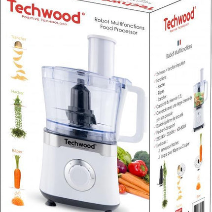 Techwood TRO1580 - Küchenmaschine - Zerkleinerer - Rührschüssel 1,5 L
