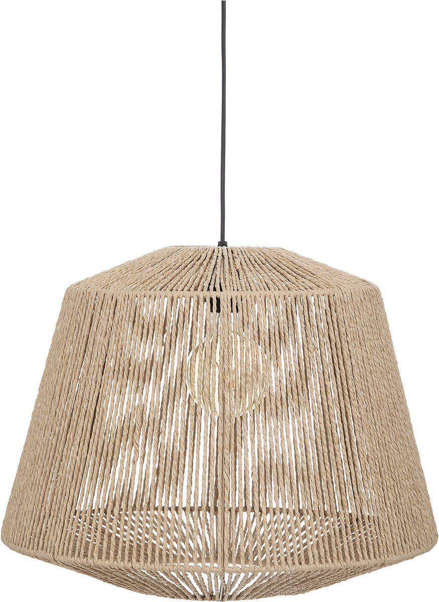 Atmosphera hanglamp Jily Ø 48 cm – papier en ijzer, naturel/beige