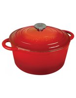 Kinghoff 1529 - Gusseisenbräter - Ø24 cm - 4L - rot - Emaille