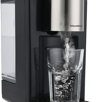 Klausberg KB7878 Hot Water Dispenser – 2,2 Liter – Temperatuurregeling (45-100°C) – Zwart & RVS – 2600W - Heetwaterdispenser