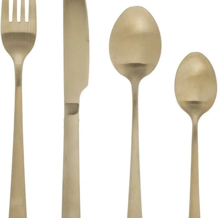 Secret de Gourmet Besteckset Green Harmony - 24-teilig - Edelstahl - gold