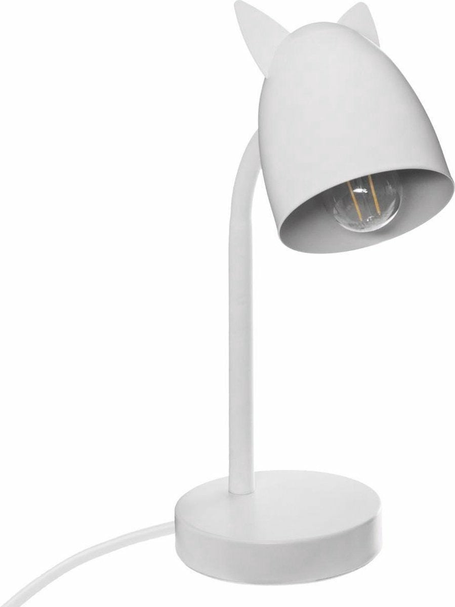 Desk Lamp with Ears - 18 x 12.5 x 31 cm - White