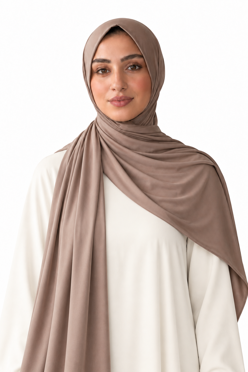 Liquid Jersey Schal – geschmeidiger Hijab mit leichtem Stretch, 5 Farben