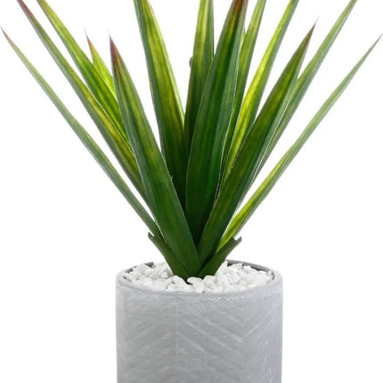Atmosphera Aloe Vera kunstplant in keramische pot 47 cm - Nepplanten