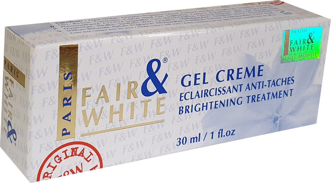 Fair and White Gel Cream Brightening Treatment Anti-Taches 30 ml