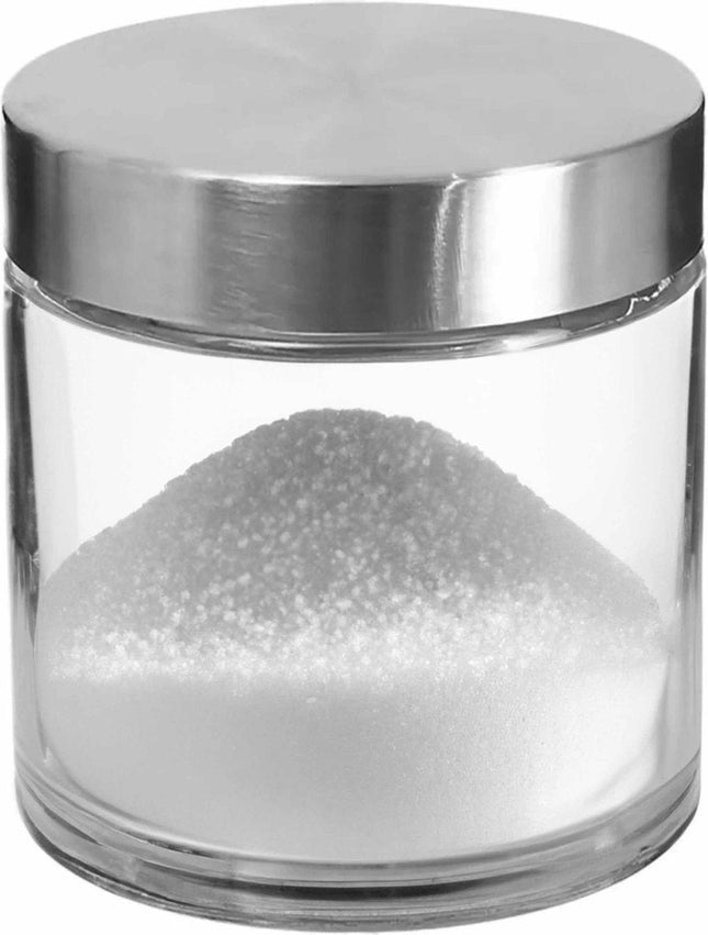 Voorraadbus/voorraadpot 0,75L glas met RVS deksel - 750 ml - Voorraadpotten met luchtdichte deksel