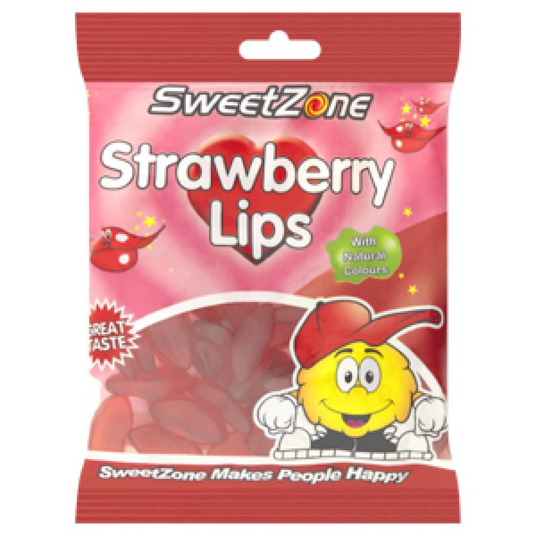 Halal Sweetzone strawberry lips candy