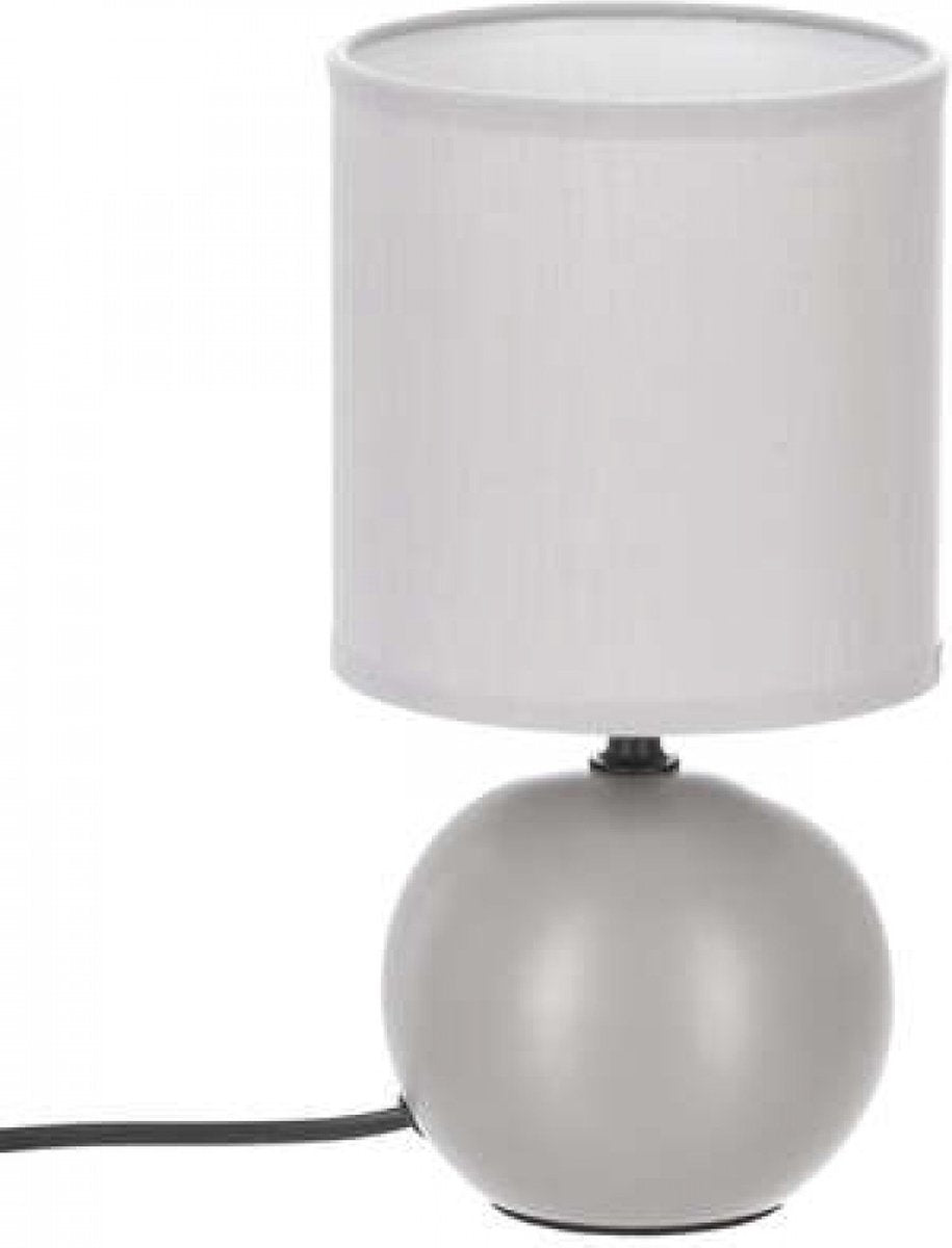 Lampe de table - Lampe de chevet - Table de chevet - Gris - Moderne - Éclairage