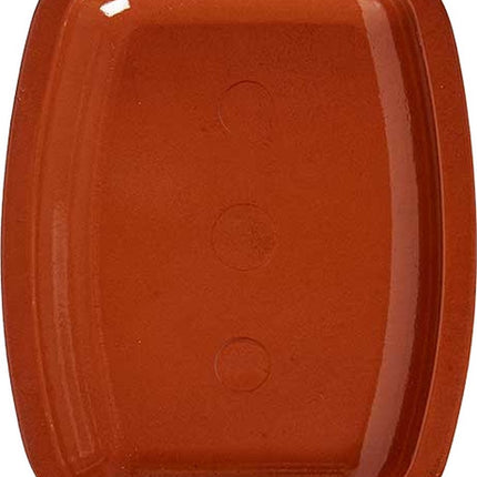 Ofenform Feuerfest 26 x 20 x 2,5 cm Ton Terrakotta