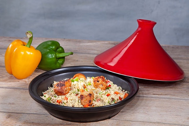 Cosy&Trendy Tajine aus Steingut - Ø 25,5 cm - Rot