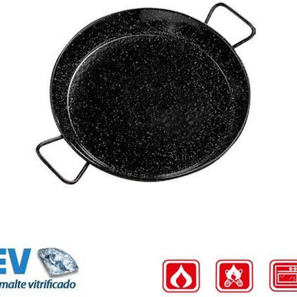 Paella pan emaille 38 cm