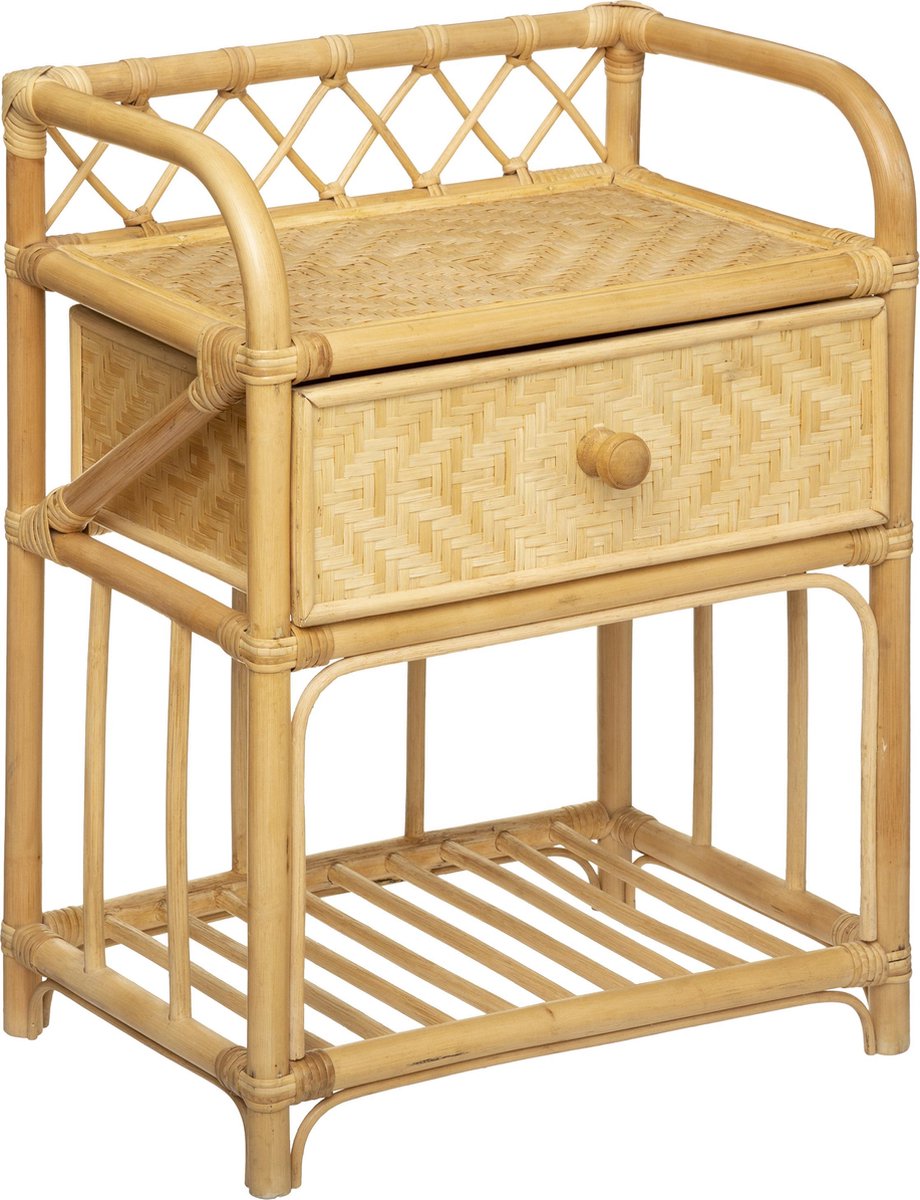 Atmosphera Kids rotan nachtkastje Aoni met lade – voor de kinderkamer