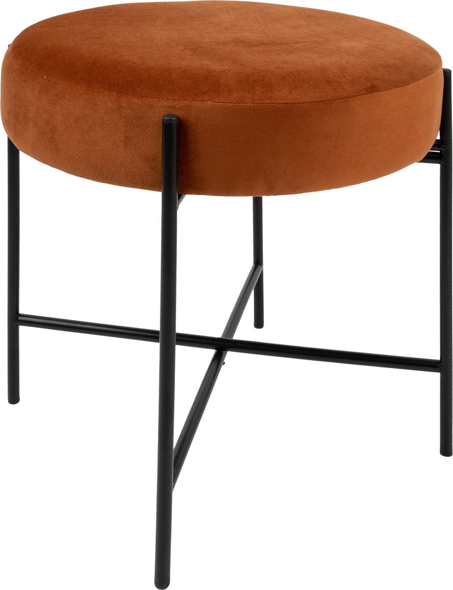 Atmosphera Arty Tabouret - Ø47xH45cm - Ambre