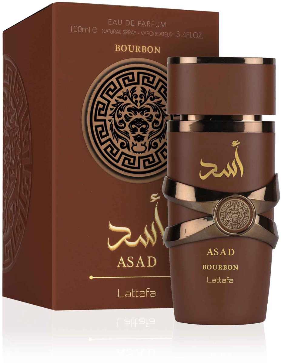 Lattafa Asad Bourbon Eau de Parfum 100ml – Oriental Men's Fragrance with Wood & Vanilla